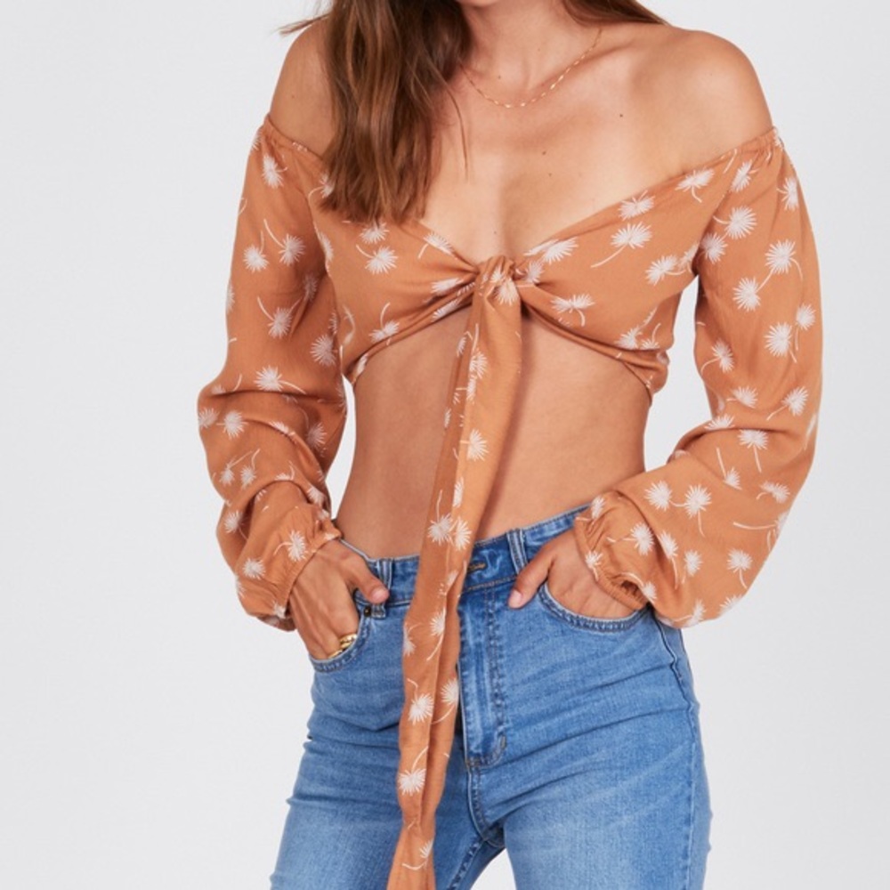 Amuse Society Tie Top